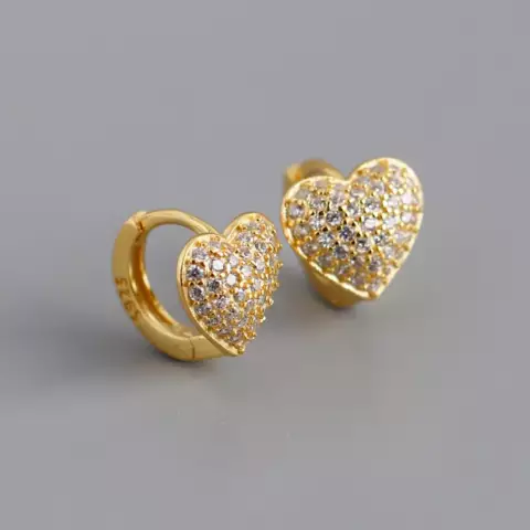 Heart earring 925