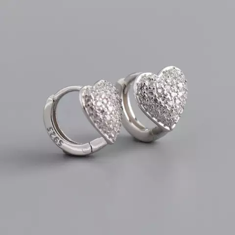 Heart earring 925