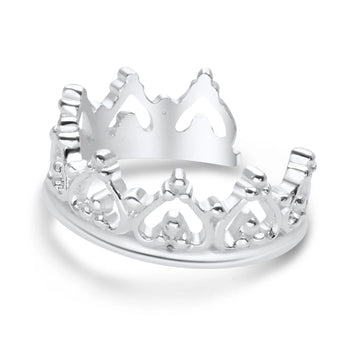 Crown  ear cuff with 925